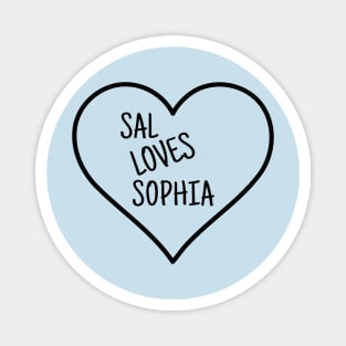 Sal Loves Sophia Magnet